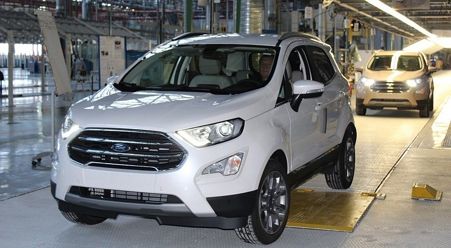 Ford Starts European Production of the New EcoSport SUV in Roman