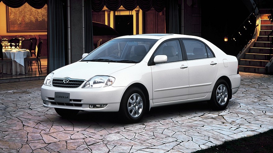 Toyota Corolla Sedan JP-spec '08.2000–08.2002