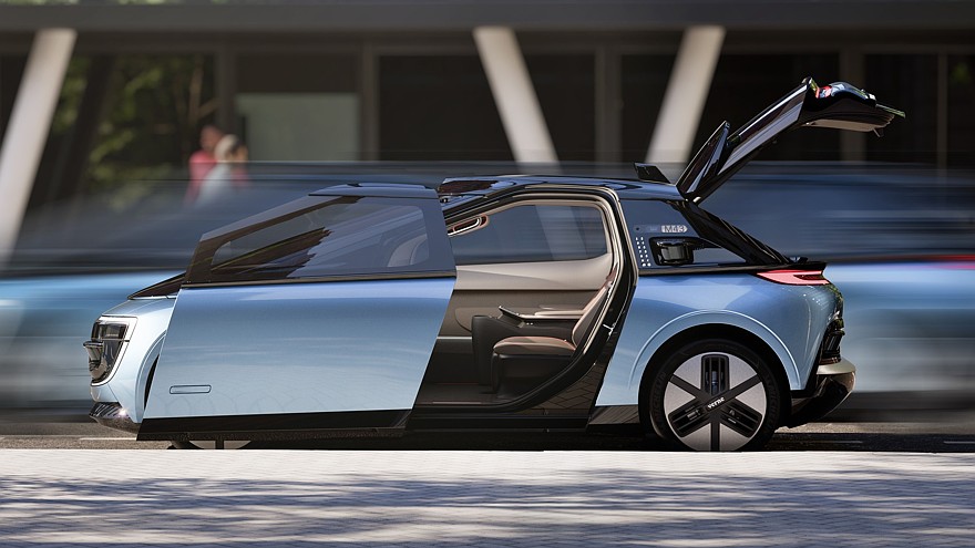 Двухместный беспилотный электромобиль Verne