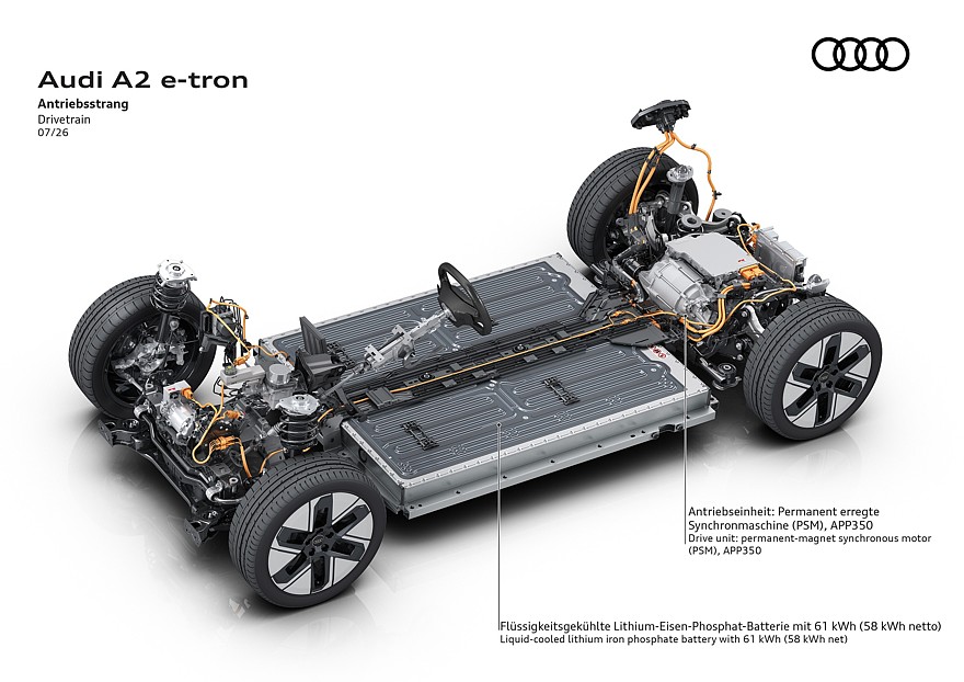 Audi A2 e-tron готовится к премьере: старое имя, старая платформа и премиальная наценка