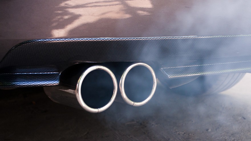 Car exhaust pipe