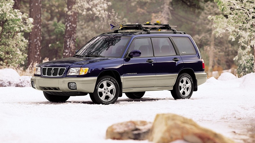 На фото: Subaru Forester North America (SF) '2000–02
