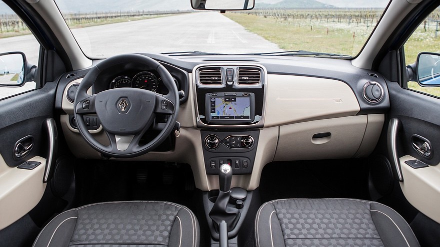 Интерьер Renault Logan RU-spec '2014–н.в.