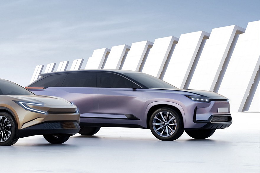 Концепт Toyota bZ Large, засвеченный еще в 2021 году