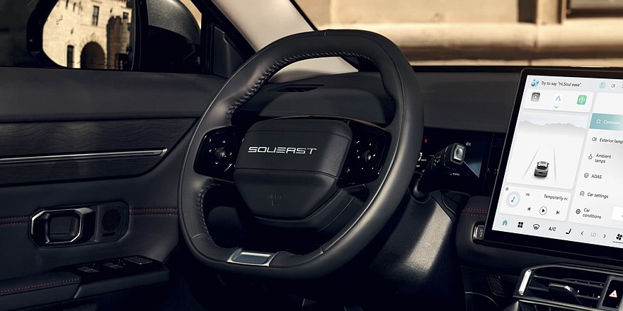 На фото: салон Soueast S06 (глобальной версии)