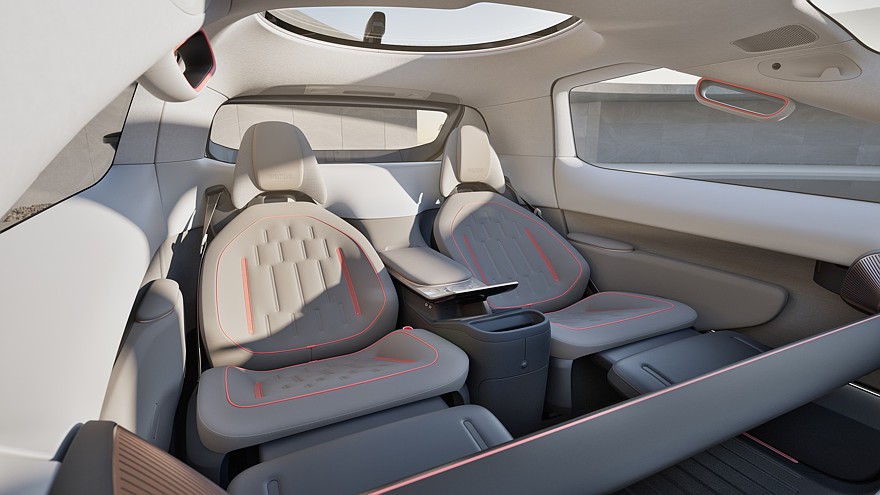 Двухместный беспилотный электромобиль Verne