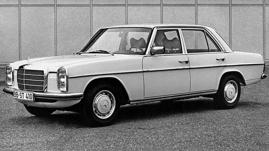 На фото: Mercedes-Benz E-Klasse (W114 115) '1972–76