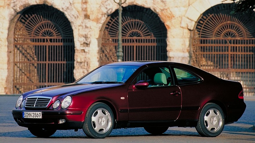 На фото: Mercedes-Benz CLK-Klasse (208) '1997–2002