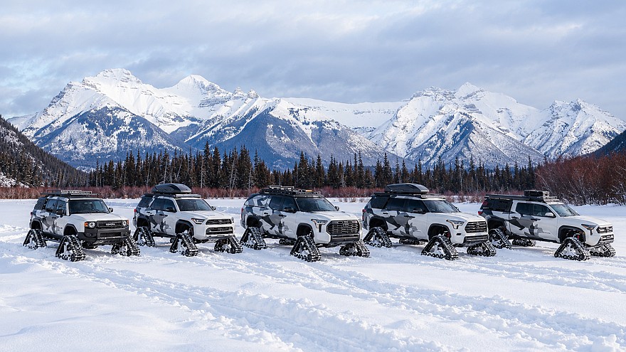 На фото: концептуальное семейство Toyota Snowhunter