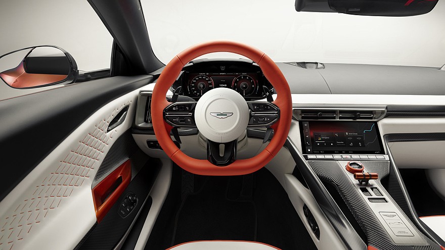 На фото: салон Aston Martin Valen