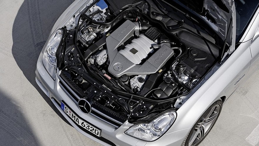 Под капотом Mercedes-Benz CLS 63 AMG Worldwide (C219) '2008–07.2010