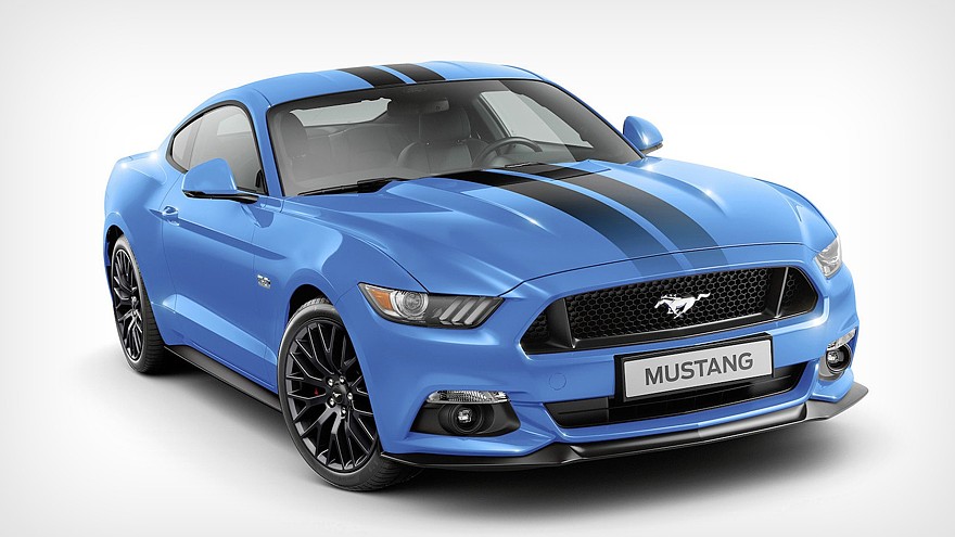 На фото: Ford Mustang Blue Edition