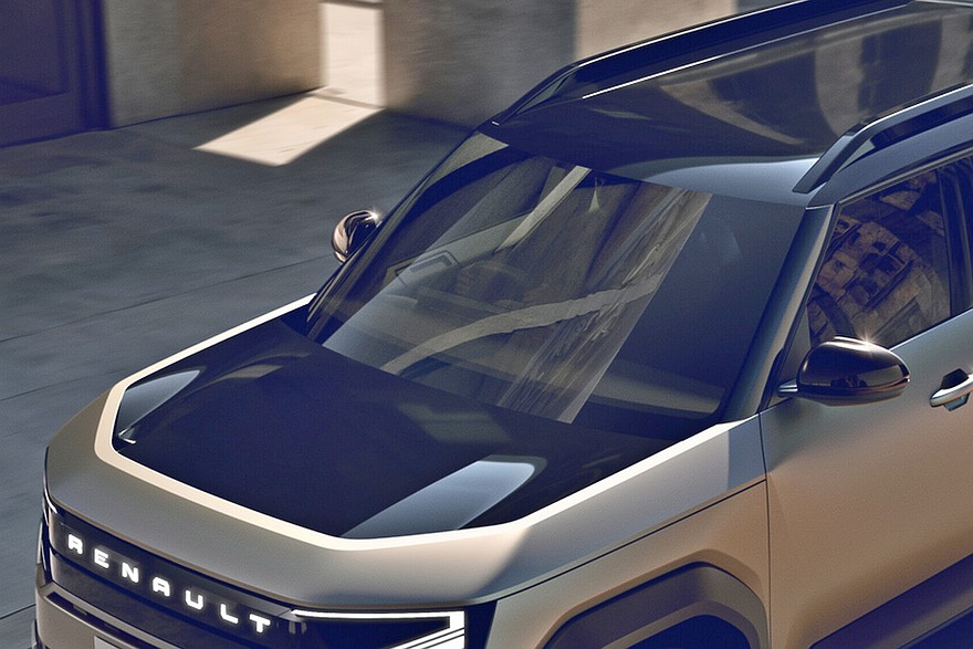 Renault Bridger концепт вид сбоку