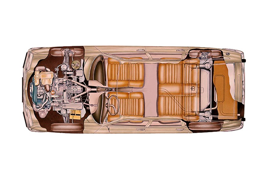 Переднеприводный пятидверный хэтчбек GS был весьма прогрессивным и современным автомобилем для начала семидесятых