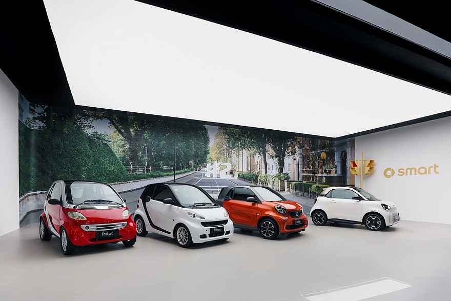 Новый smart #2 и прежние версии smart fortwo