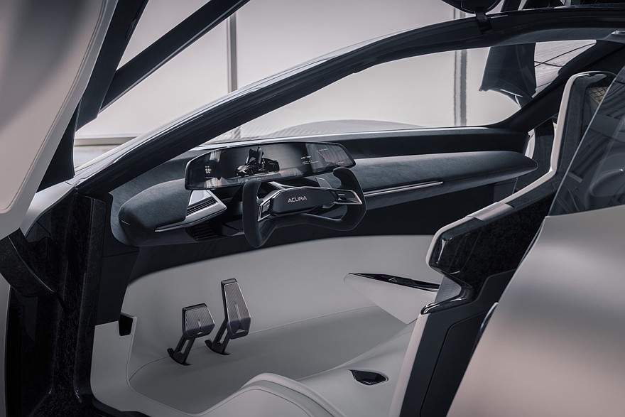 На фото: салон концепта Acura Nexera Vision