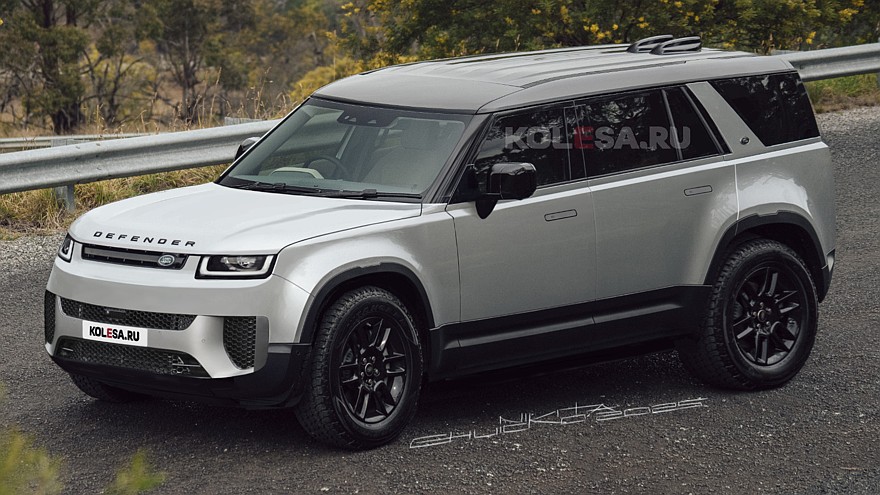 Рендер Land Rover Defender Sport