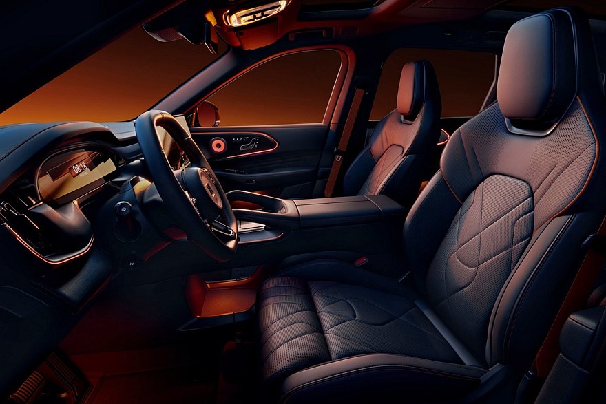 Салон Zeekr 8X Dawn