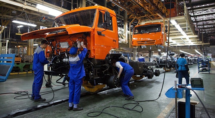 The OAO Kamaz automobile plant, Naberezhnye Chelny, Russia, August 11, 2014.