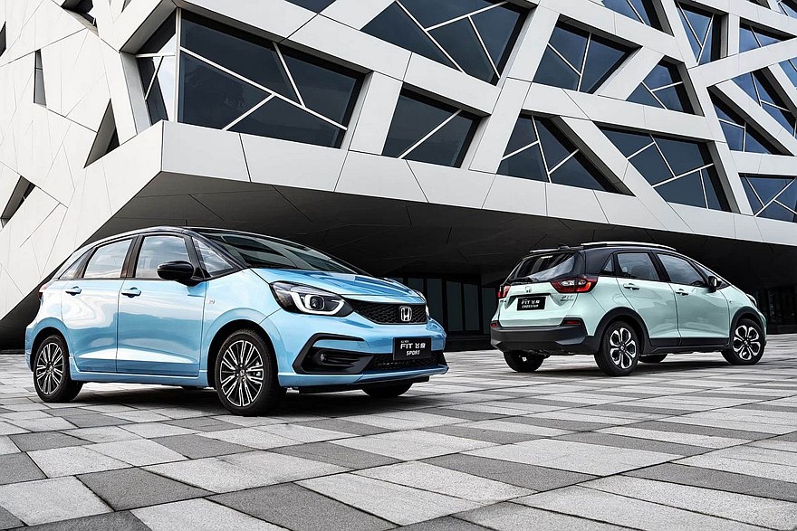 Дореформенный Honda Fit для Китая. Прежде у модели были «спортивная» и «внедорожная» версии, но после рестайлинга хэтч представлен в единственной стандартной комплектации