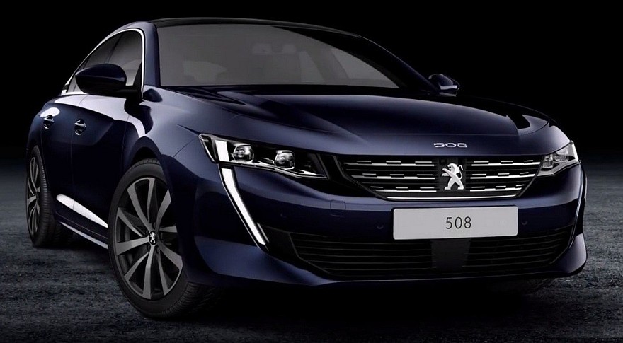 На фото: стандартный Peugeot 508 нового поколения
