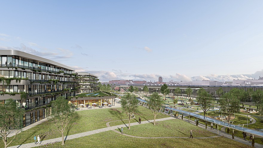 Рендеры новой штаб-квартиры Opel grEEn-campus