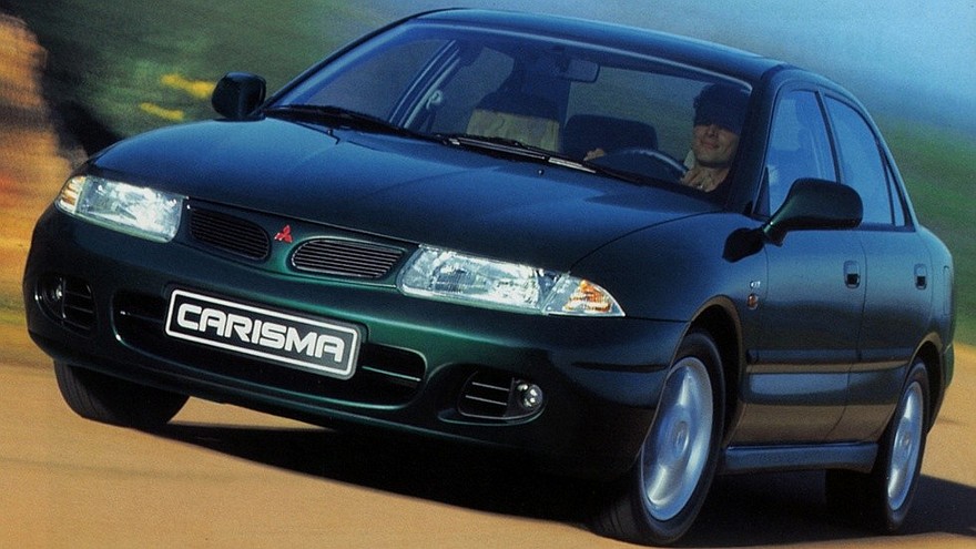На фото: Mitsubishi Carisma Sedan '1996–99