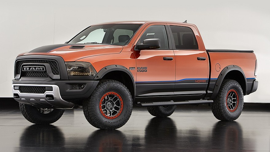 The Ram Rebel X is among the Mopar-modified vehicles showcased a
