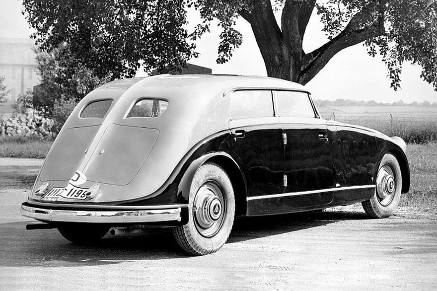 Maybach Zeppelin DS8 Stromlinien von Spohn (1932–1935) выглядел просто невероятно