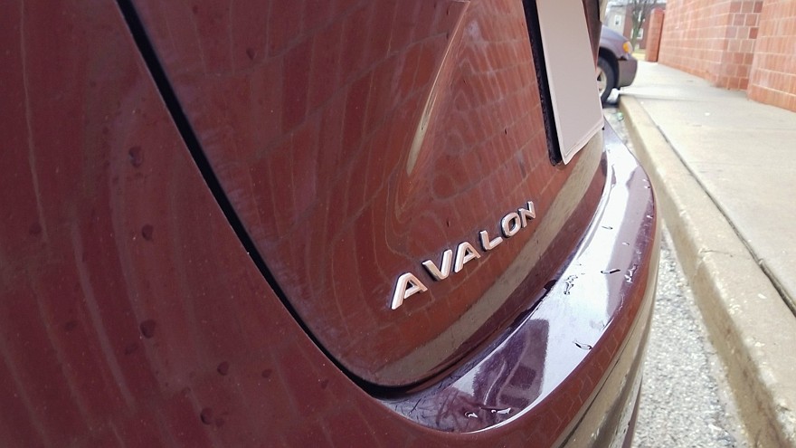 Toyota Avalon бордовая шильдик