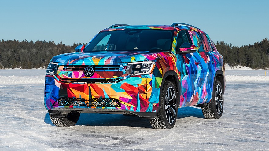 На фото: прототип нового Volkswagen Atlas