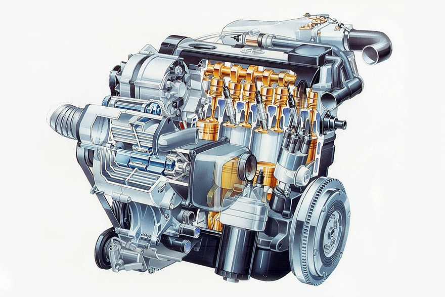 Volkswagen Corrado G60 (1988-1991) также оснащался двигателем AEB с нагнетателем