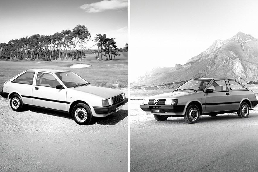 Найдите десять отличий: независимо от комплектации Nissan Cherry Europe (слева) как две капли воды похож на Arna. За исключением, конечно, фамильного щита на решетке