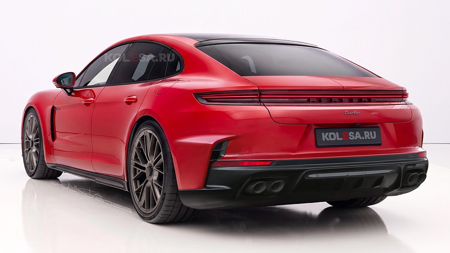 Рендер обновлённой Porsche Panamera