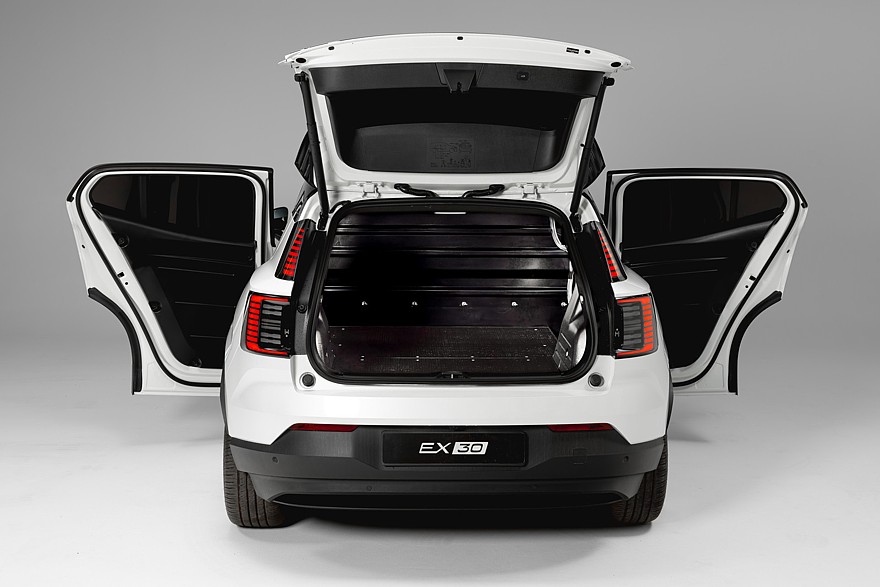 Volvo EX30 превратили в фургон: грузоподъёмность 390 кг и 1000 литров объёма